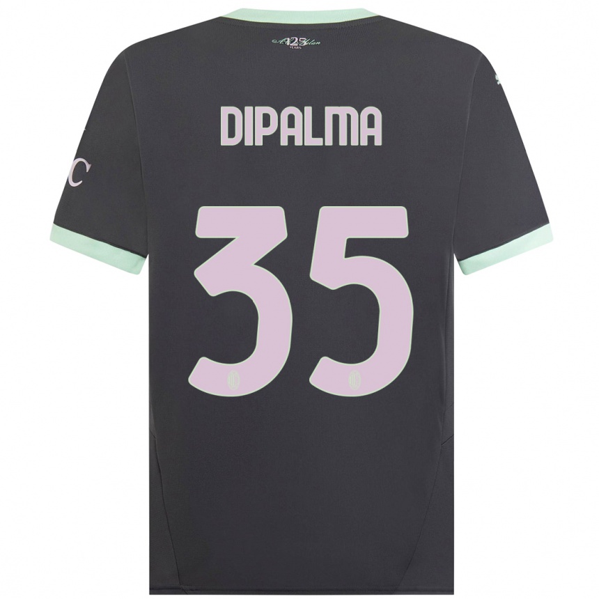 Vaikiškas Matteo Dipalma #35 Pilka Trečias Marškinėliai 2024/25 T-Shirt