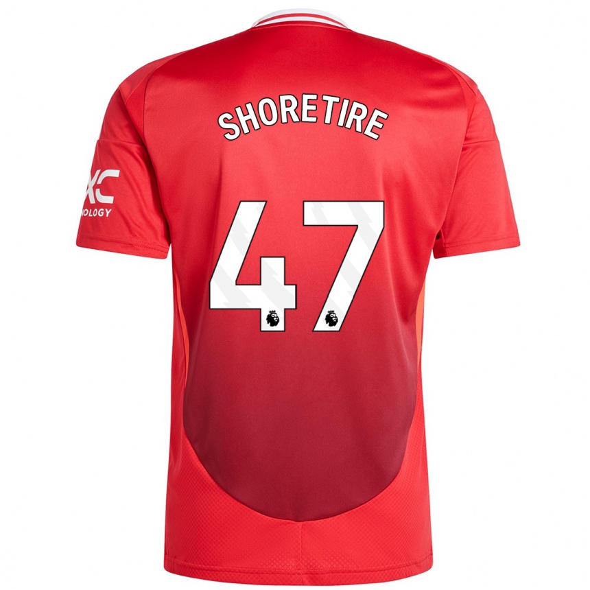 Vyrai Shola Shoretire #47 Ryškiai Raudona Namų Marškinėliai 2024/25 T-Shirt