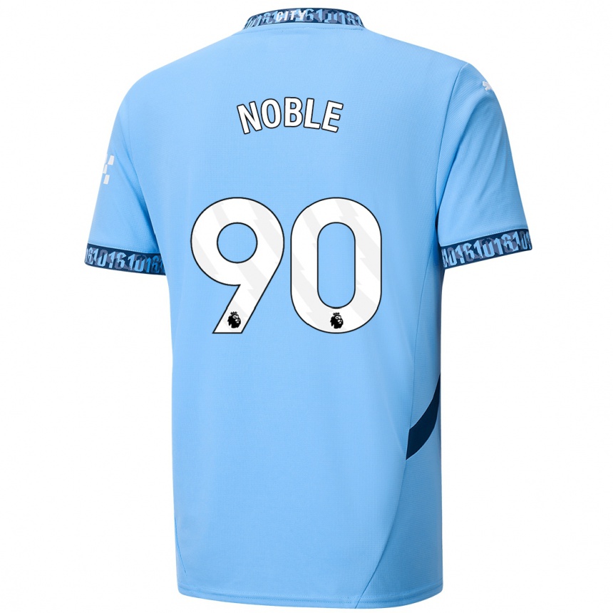 Vyrai Kian Noble #90 Tamsiai Mėlyna Namų Marškinėliai 2024/25 T-Shirt