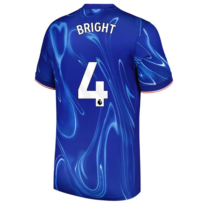 Vyrai Millie Bright #4 Mėlyna Balta Namų Marškinėliai 2024/25 T-Shirt