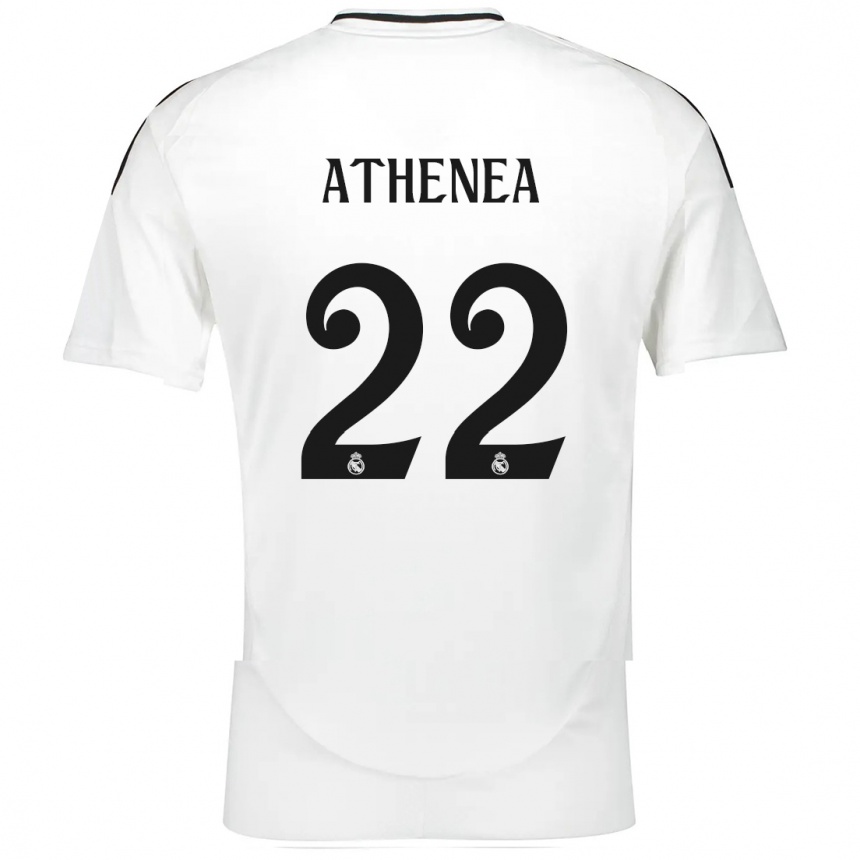 Vyrai Athenea Del Castillo #22 Baltas Namų Marškinėliai 2024/25 T-Shirt