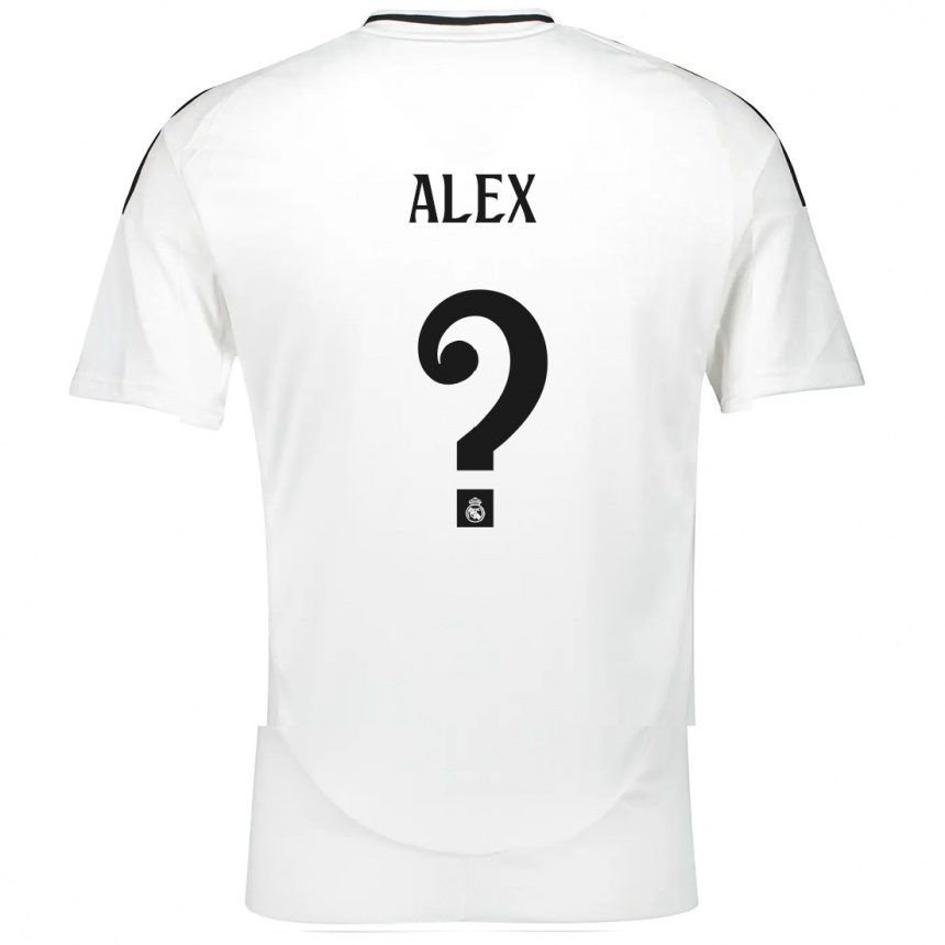 Vyrai Alex Sanchez #0 Baltas Namų Marškinėliai 2024/25 T-Shirt