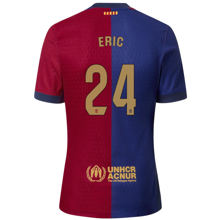 Vyrai Eric Garcia #24 Mėlyna Raudona Namų Marškinėliai 2024/25 T-Shirt