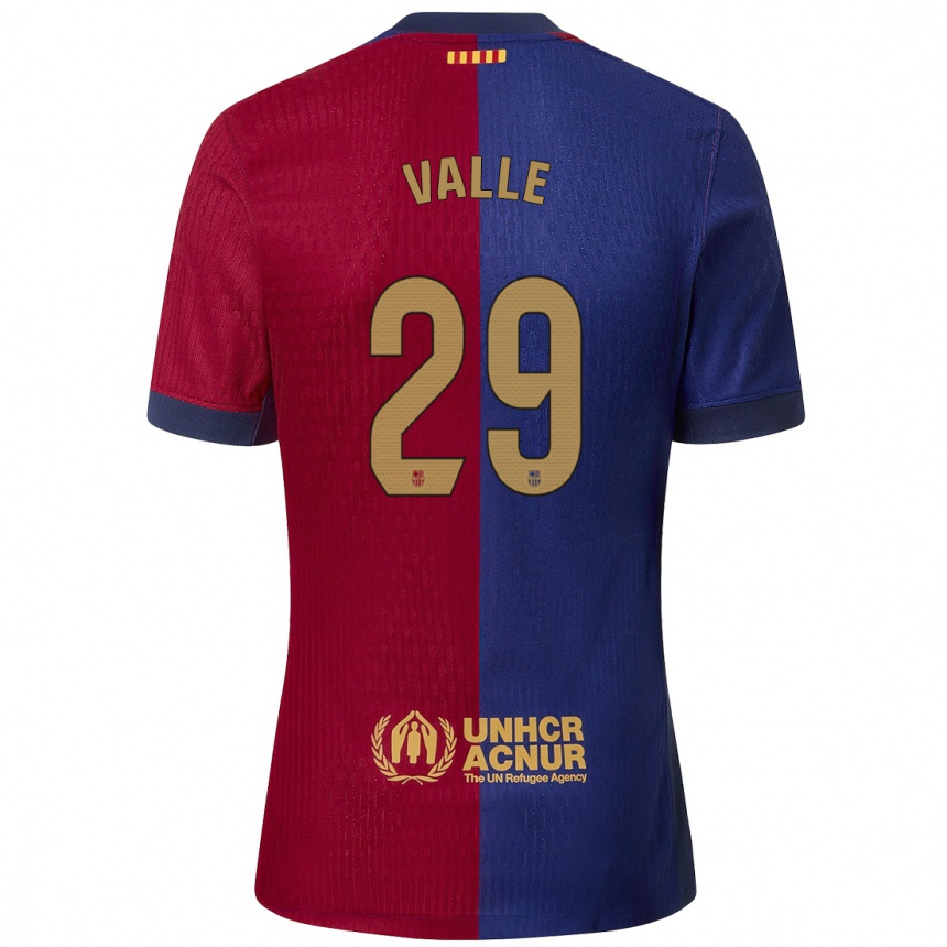 Vyrai Álex Valle #29 Mėlyna Raudona Namų Marškinėliai 2024/25 T-Shirt