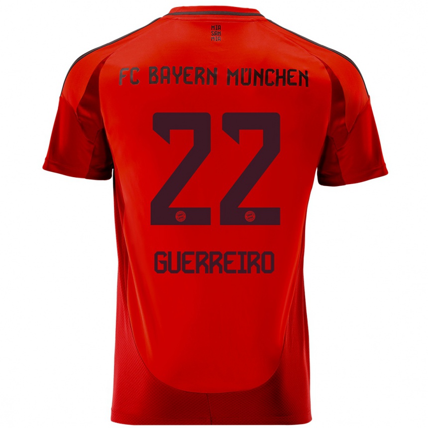 Vyrai Raphael Guerreiro #22 Raudona Namų Marškinėliai 2024/25 T-Shirt