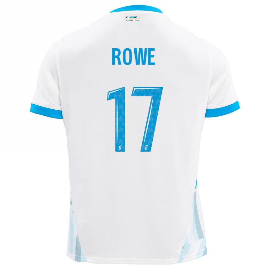 Vyrai Jonathan Rowe #17 Baltas Dangus Mėlynas Namų Marškinėliai 2024/25 T-Shirt