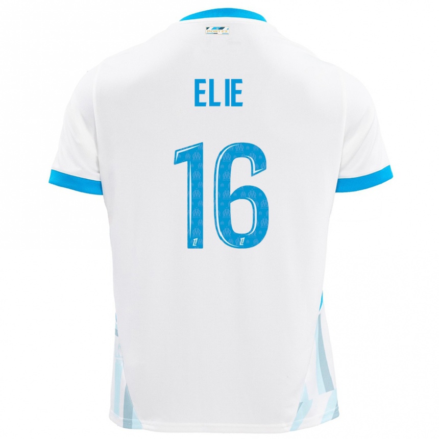 Vyrai Anaïs Elie #16 Baltas Dangus Mėlynas Namų Marškinėliai 2024/25 T-Shirt