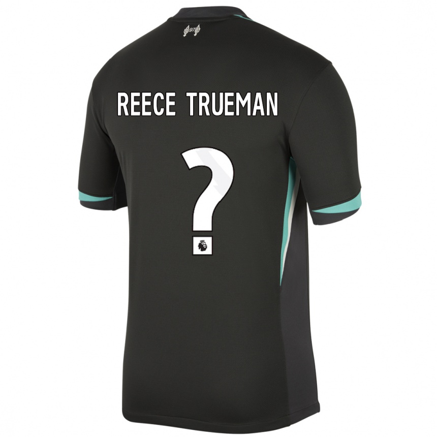 Vyrai Reece Trueman #0 Juoda Antracito Balta Išvykos Marškinėliai 2024/25 T-Shirt