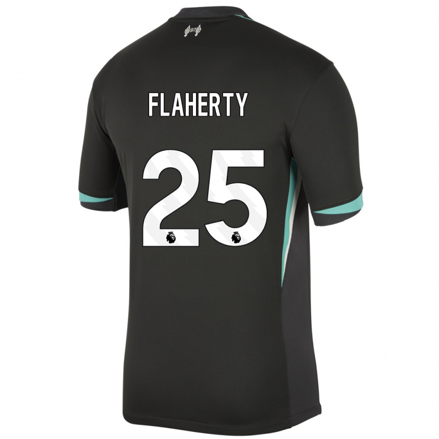 Vyrai Gilly Flaherty #25 Juoda Antracito Balta Išvykos Marškinėliai 2024/25 T-Shirt