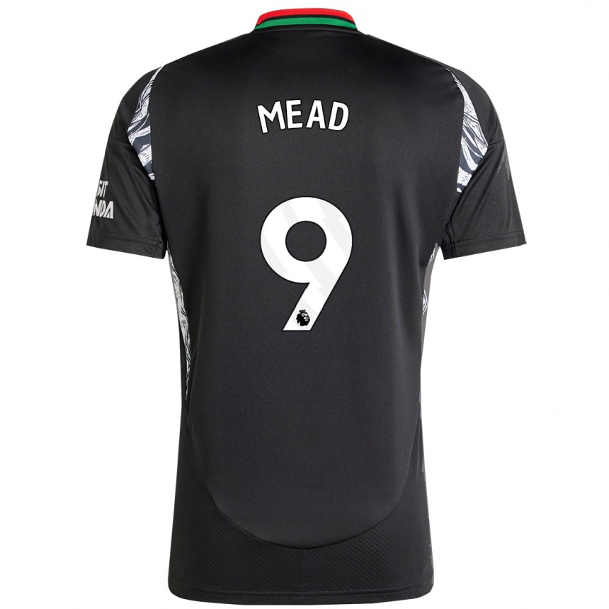 Vyrai Beth Mead #9 Juoda Išvykos Marškinėliai 2024/25 T-Shirt