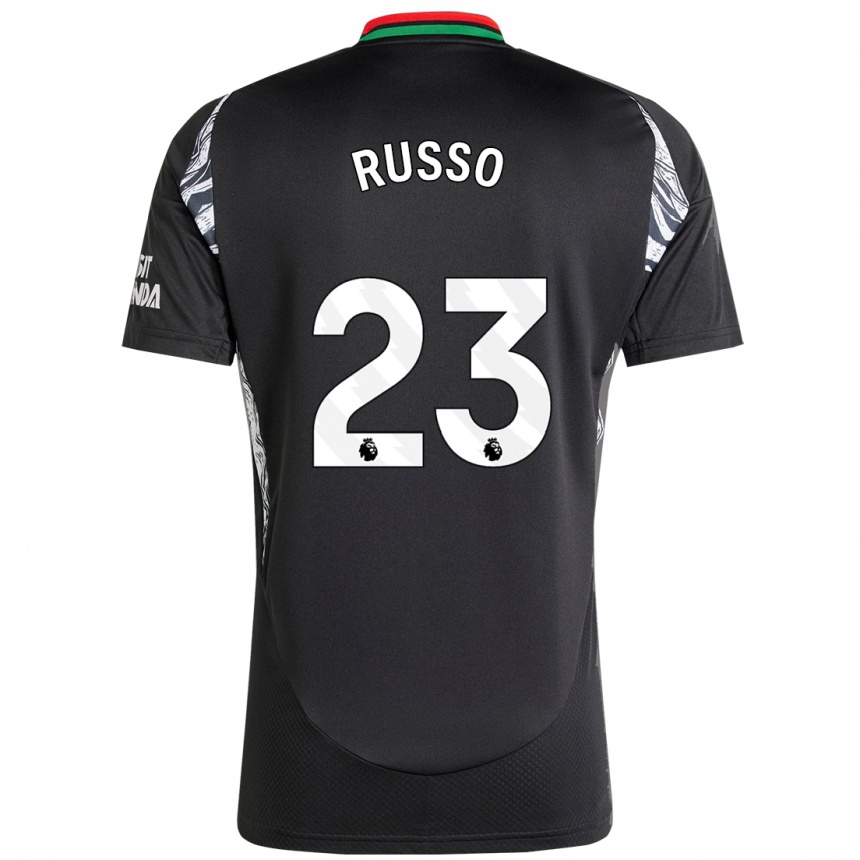 Vyrai Alessia Russo #23 Juoda Išvykos Marškinėliai 2024/25 T-Shirt