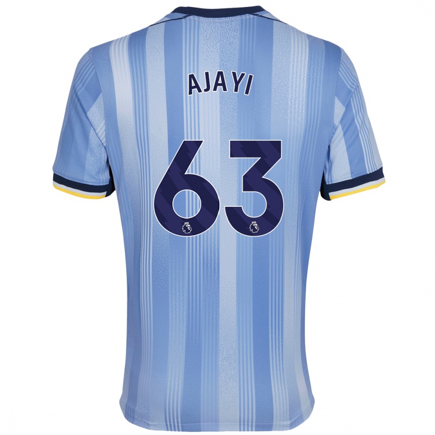 Vyrai Damola Ajayi #63 Šviesiai Mėlyna Išvykos Marškinėliai 2024/25 T-Shirt