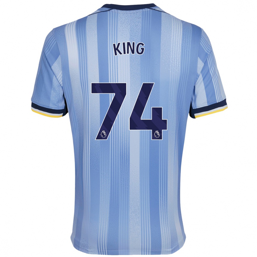 Vyrai Maeson King #74 Šviesiai Mėlyna Išvykos Marškinėliai 2024/25 T-Shirt