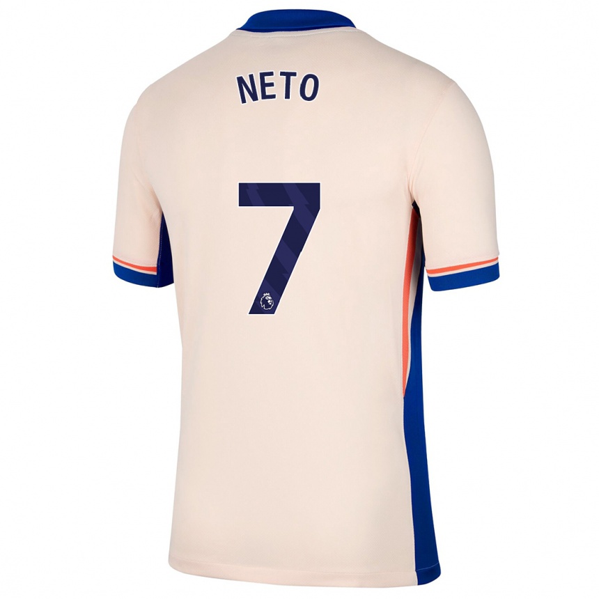 Vyrai Pedro Neto #7 Šviesiai Smėlio Spalvos Išvykos Marškinėliai 2024/25 T-Shirt