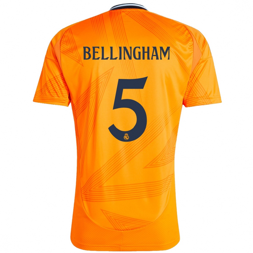 Vyrai Jude Bellingham #5 Oranžinė Išvykos Marškinėliai 2024/25 T-Shirt