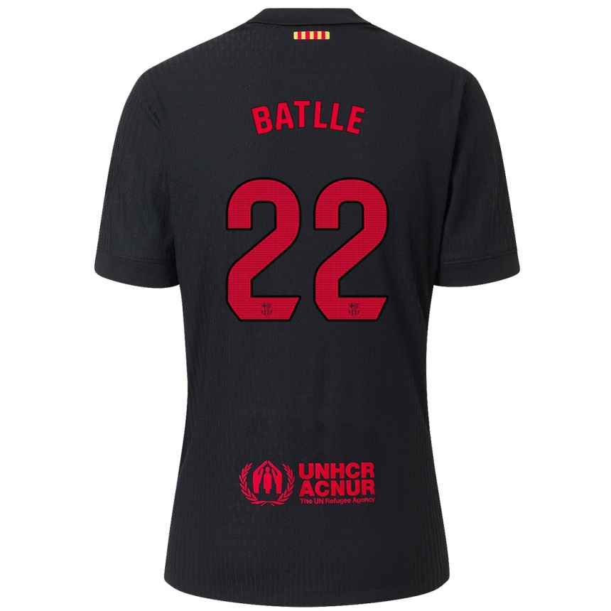 Vyrai Ona Batlle #22 Juoda Raudona Išvykos Marškinėliai 2024/25 T-Shirt