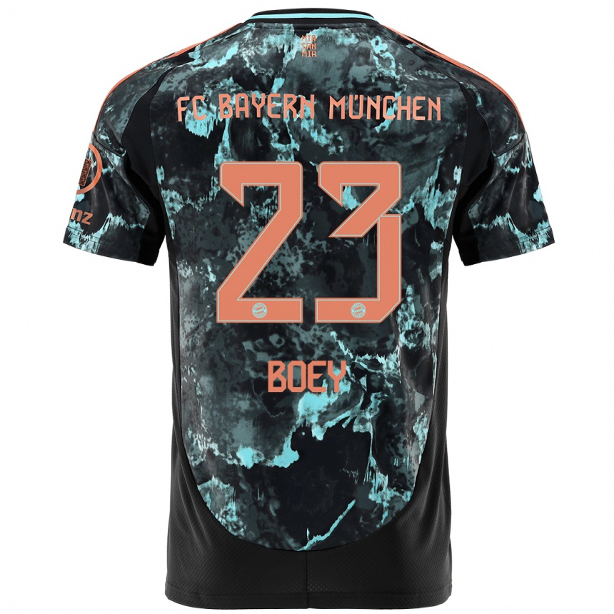 Vyrai Sacha Boey #23 Juoda Išvykos Marškinėliai 2024/25 T-Shirt