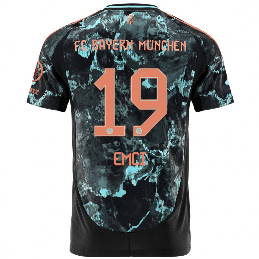 Vyrai Ben Emci #19 Juoda Išvykos Marškinėliai 2024/25 T-Shirt