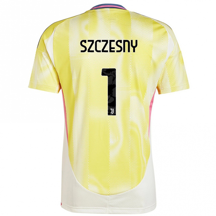 Vyrai Wojciech Szczesny #1 Saulės Geltona Išvykos Marškinėliai 2024/25 T-Shirt