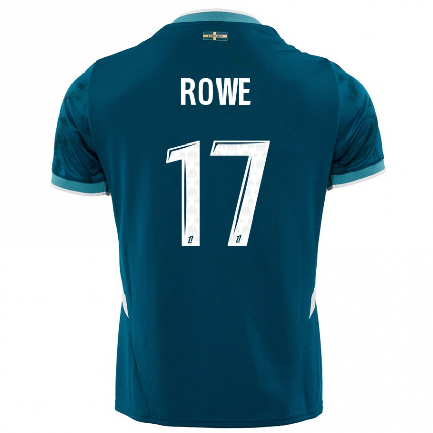 Vyrai Jonathan Rowe #17 Turkio Mėlyna Išvykos Marškinėliai 2024/25 T-Shirt