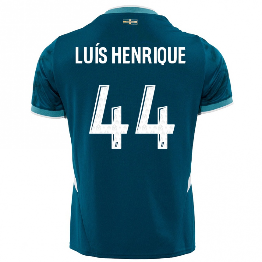 Vyrai Luis Henrique #44 Turkio Mėlyna Išvykos Marškinėliai 2024/25 T-Shirt