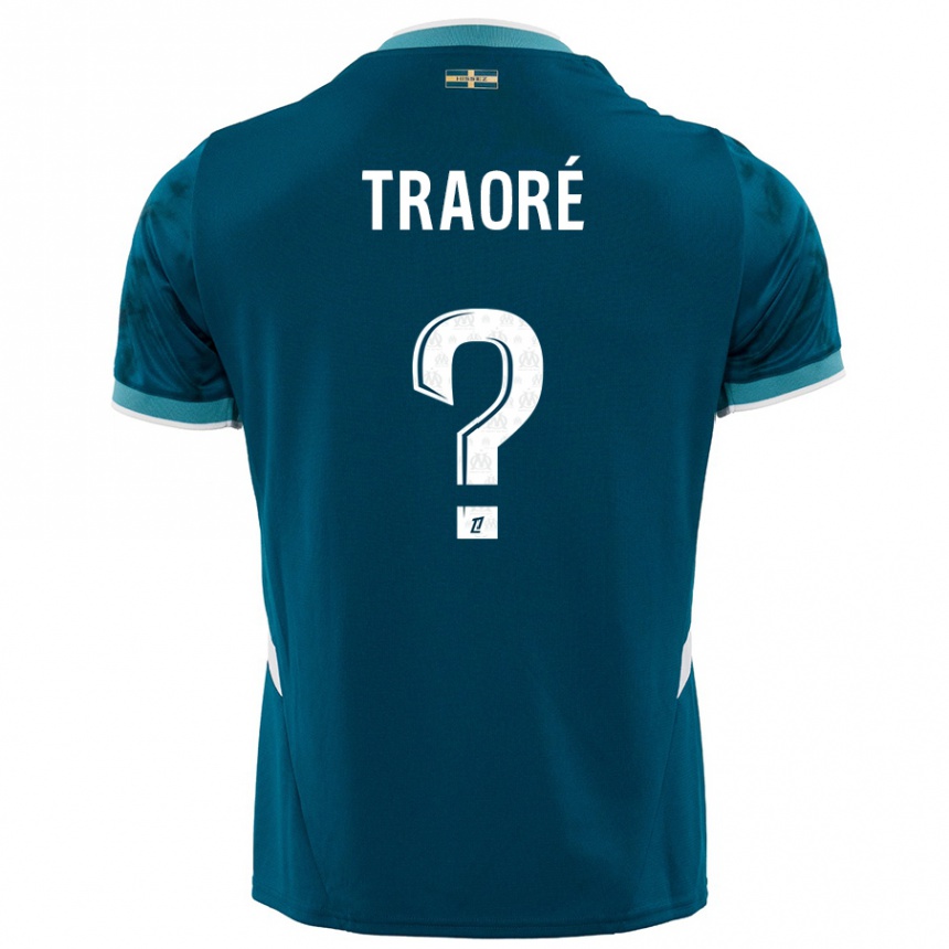 Vyrai Soumaïla Traoré #0 Turkio Mėlyna Išvykos Marškinėliai 2024/25 T-Shirt