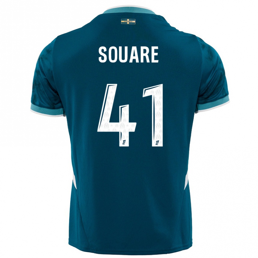 Vyrai Cheick Souare #41 Turkio Mėlyna Išvykos Marškinėliai 2024/25 T-Shirt