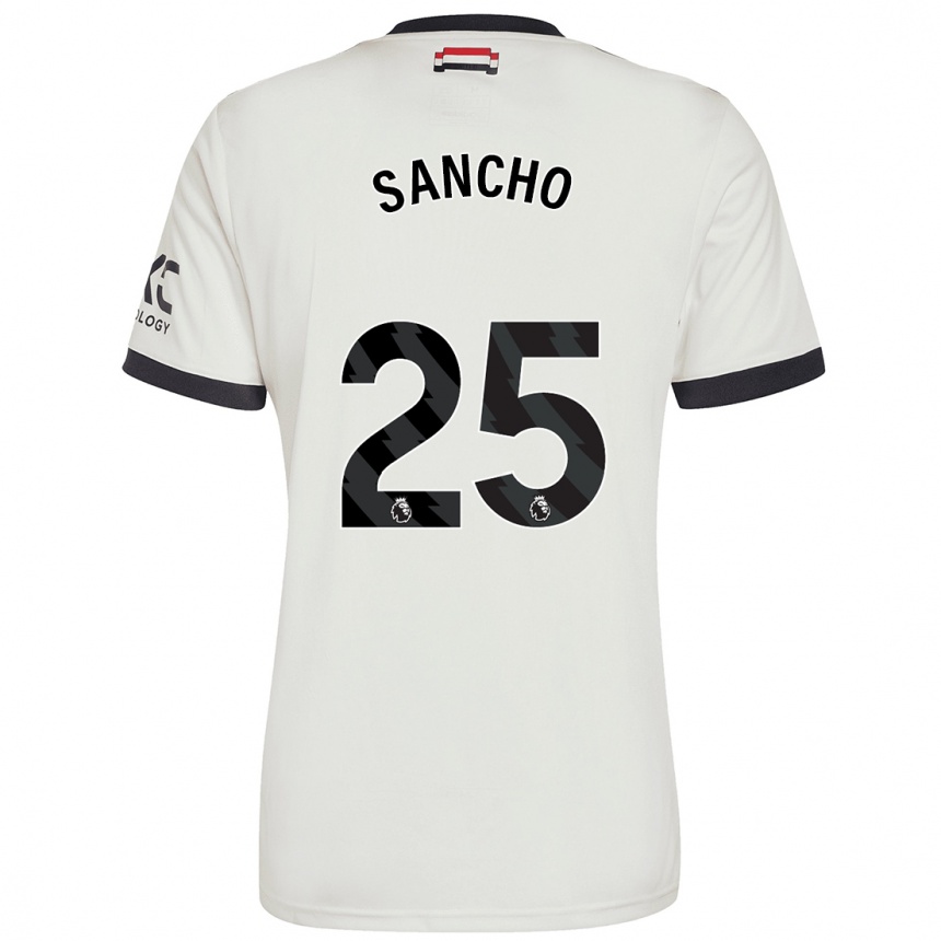 Vyrai Jadon Sancho #25 Nespalvotas Trečias Marškinėliai 2024/25 T-Shirt