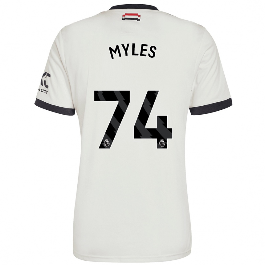 Vyrai Tom Myles #74 Nespalvotas Trečias Marškinėliai 2024/25 T-Shirt