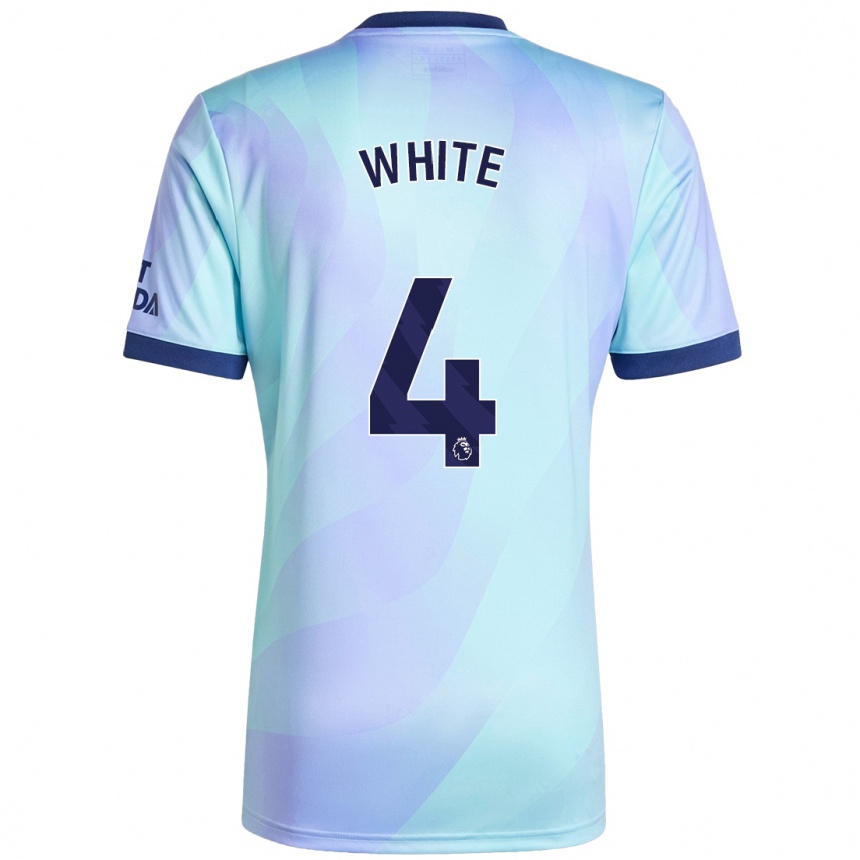 Vyrai Ben White #4 Aqua Trečias Marškinėliai 2024/25 T-Shirt