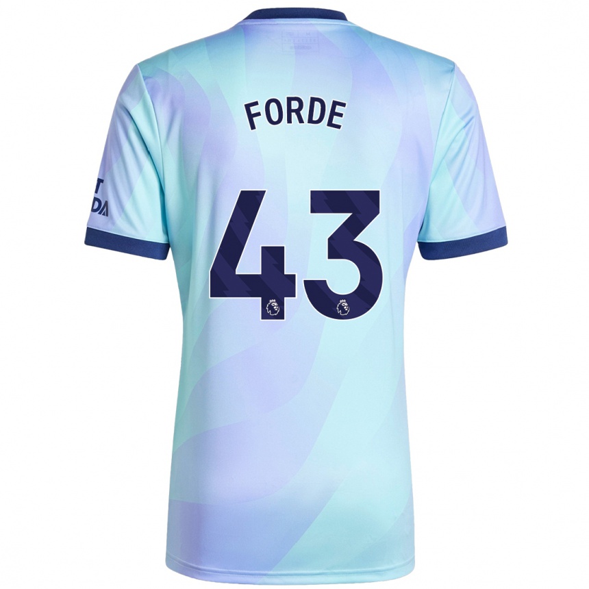 Vyrai Romari Forde #43 Aqua Trečias Marškinėliai 2024/25 T-Shirt