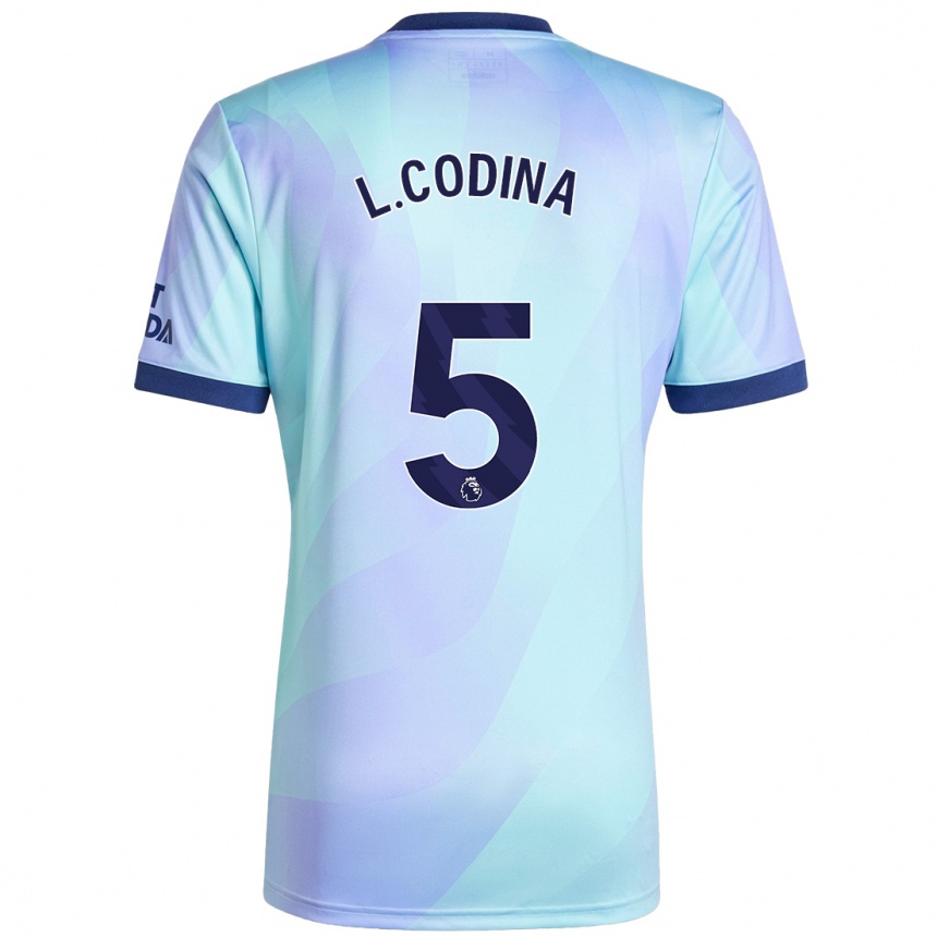 Vyrai Laia Codina #5 Aqua Trečias Marškinėliai 2024/25 T-Shirt