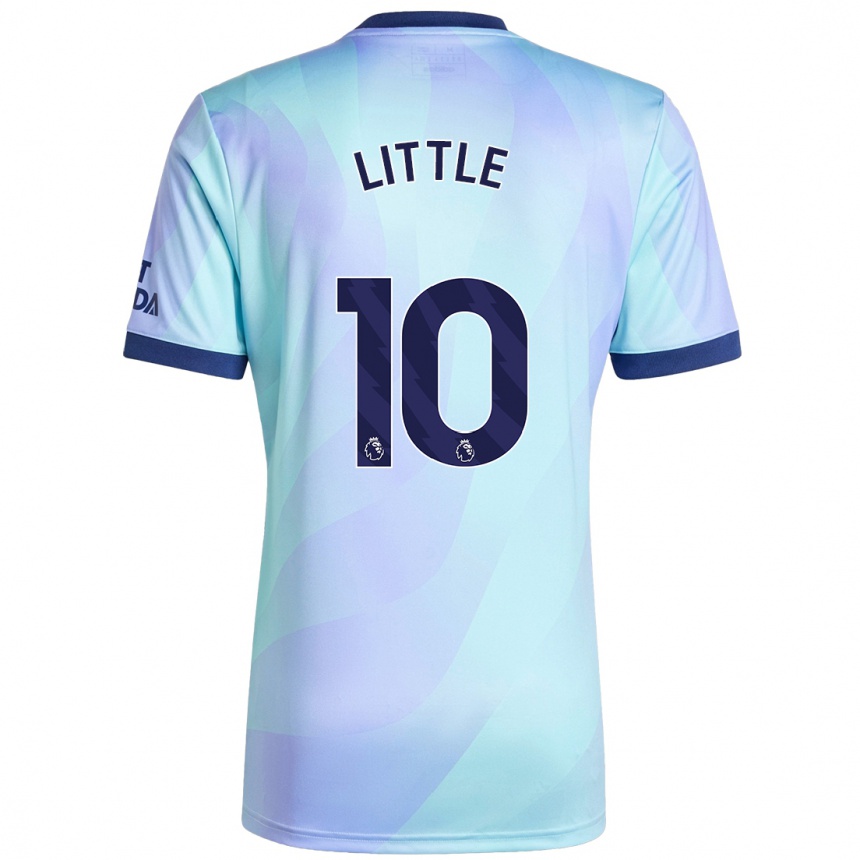 Vyrai Kim Little #10 Aqua Trečias Marškinėliai 2024/25 T-Shirt