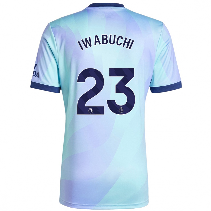 Vyrai Mana Iwabuchi #23 Aqua Trečias Marškinėliai 2024/25 T-Shirt