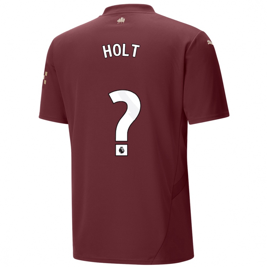 Vyrai Charlie Holt #0 Kaštoninės Spalvos Trečias Marškinėliai 2024/25 T-Shirt