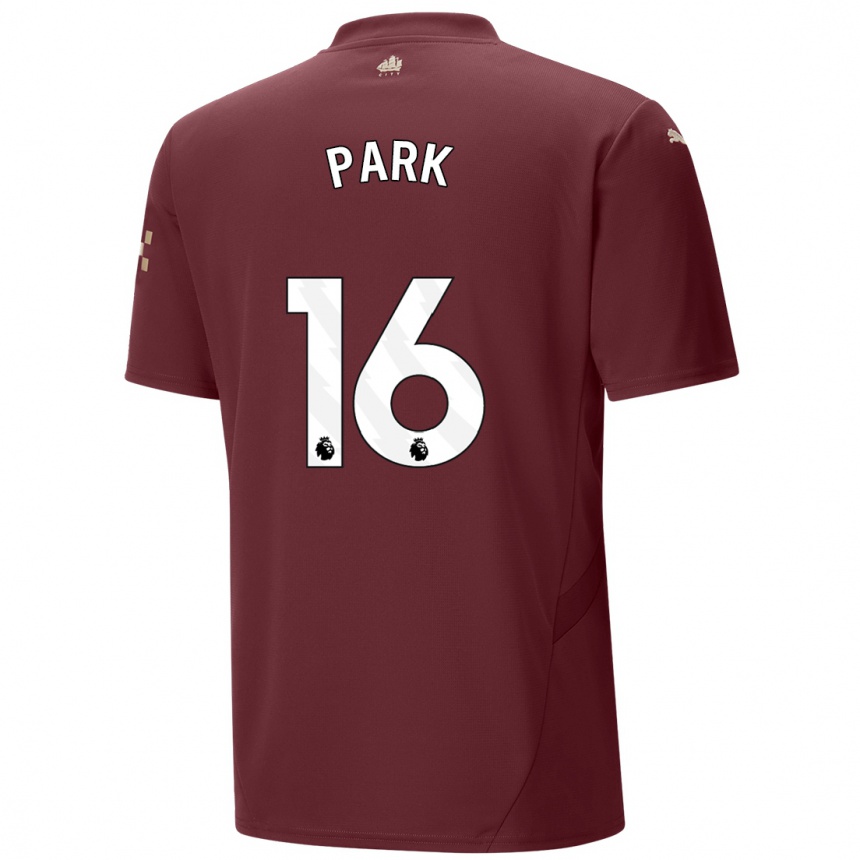 Vyrai Jess Park #16 Kaštoninės Spalvos Trečias Marškinėliai 2024/25 T-Shirt