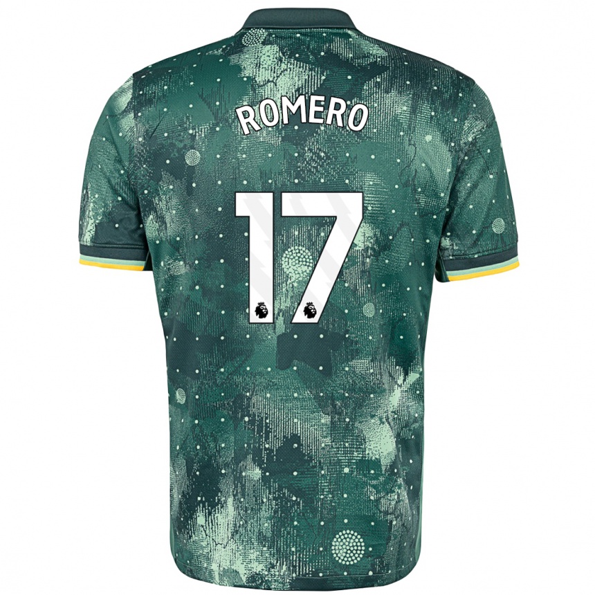 Vyrai Cristian Romero #17 Mėtų Žalia Trečias Marškinėliai 2024/25 T-Shirt