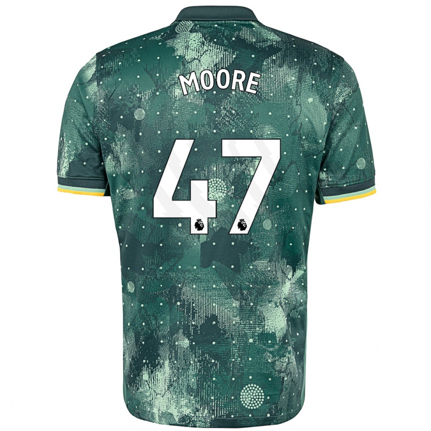 Vyrai Mikey Moore #47 Mėtų Žalia Trečias Marškinėliai 2024/25 T-Shirt