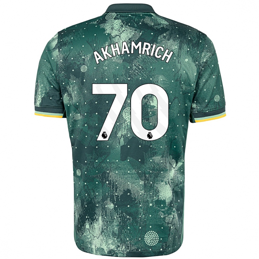 Vyrai Yusuf Akhamrich #70 Mėtų Žalia Trečias Marškinėliai 2024/25 T-Shirt