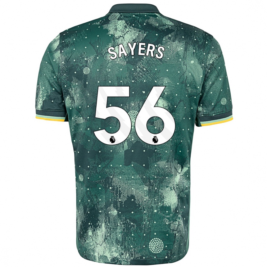 Vyrai Charlie Sayers #56 Mėtų Žalia Trečias Marškinėliai 2024/25 T-Shirt