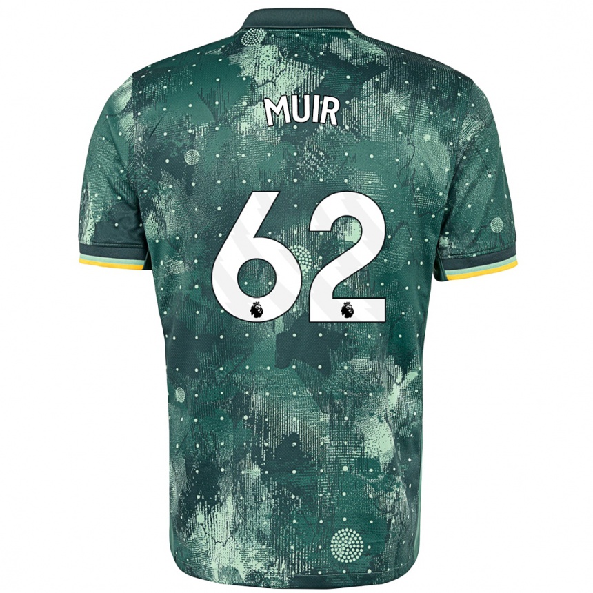 Vyrai Marqes Muir #62 Mėtų Žalia Trečias Marškinėliai 2024/25 T-Shirt