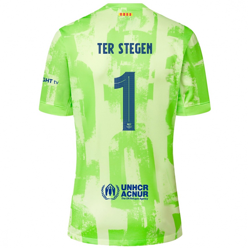 Vyrai Marc-Andre Ter Stegen #1 Kalkių Trečias Marškinėliai 2024/25 T-Shirt