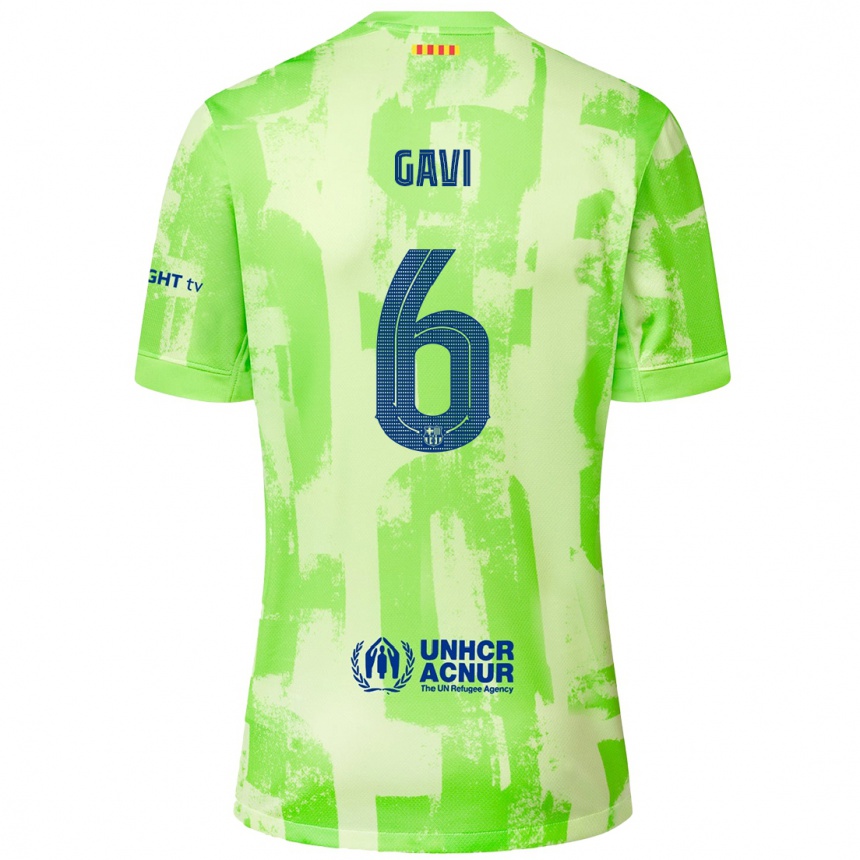 Vyrai Gavi #6 Kalkių Trečias Marškinėliai 2024/25 T-Shirt