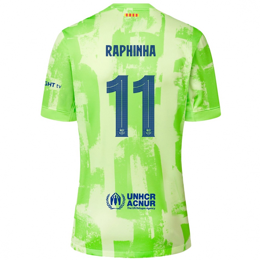 Vyrai Raphinha #11 Kalkių Trečias Marškinėliai 2024/25 T-Shirt