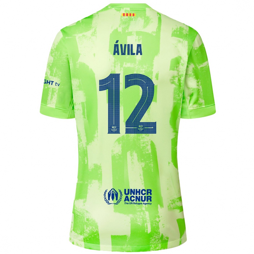 Vyrai Dani Ávila #12 Kalkių Trečias Marškinėliai 2024/25 T-Shirt