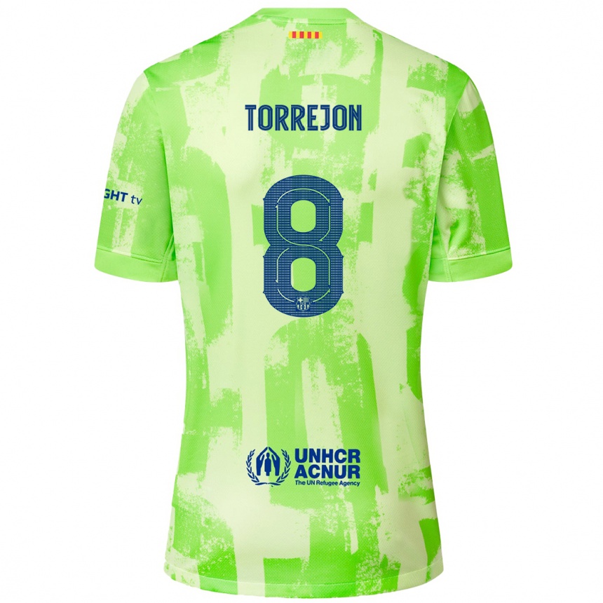 Vyrai Marta Torrejón #8 Kalkių Trečias Marškinėliai 2024/25 T-Shirt