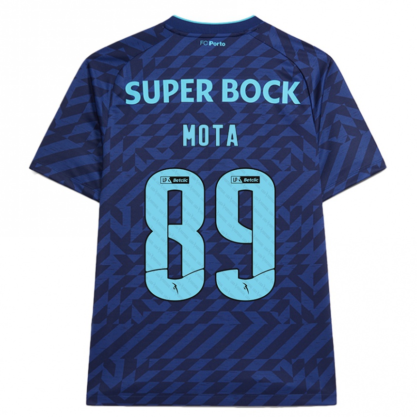 Vyrai Luís Mota #89 Tamsiai Mėlyna Trečias Marškinėliai 2024/25 T-Shirt