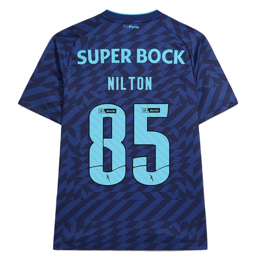 Vyrai Nilton #85 Tamsiai Mėlyna Trečias Marškinėliai 2024/25 T-Shirt