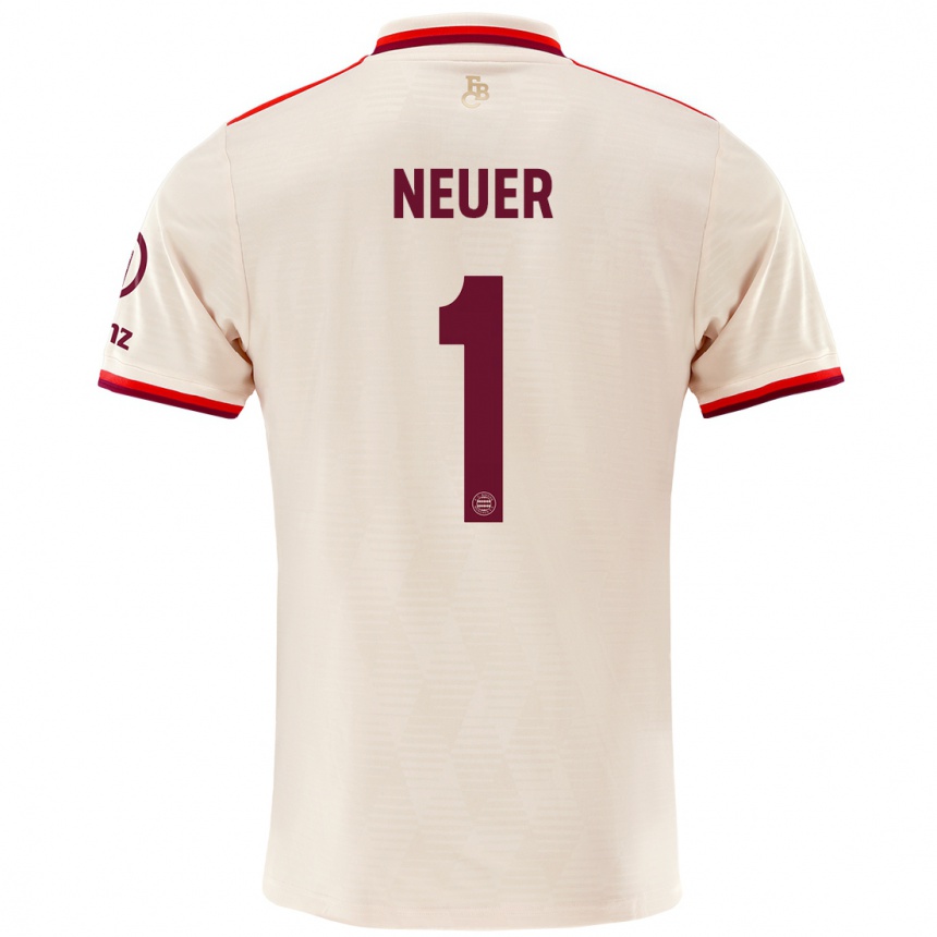 Vyrai Manuel Neuer #1 Linai Trečias Marškinėliai 2024/25 T-Shirt