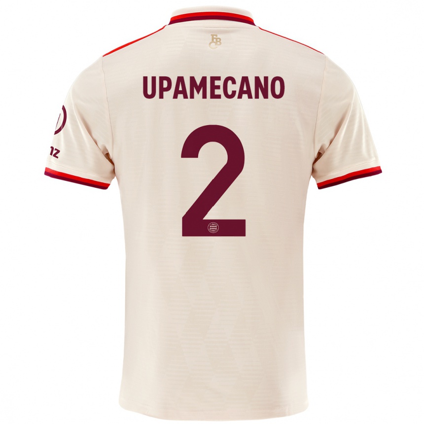 Vyrai Dayot Upamecano #2 Linai Trečias Marškinėliai 2024/25 T-Shirt